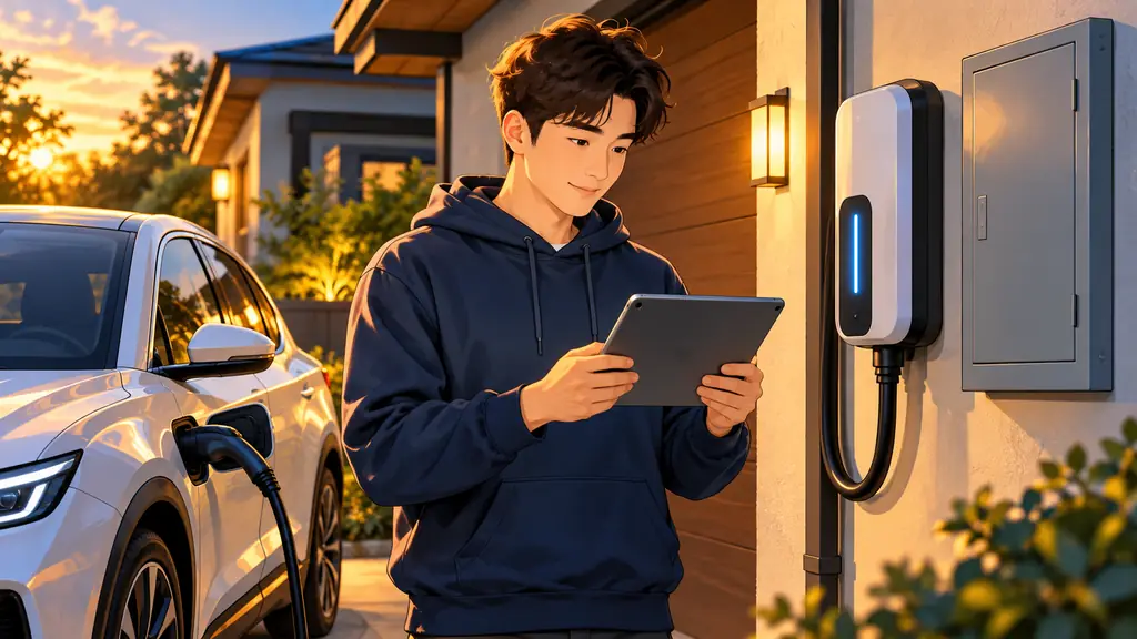 Do I Need 200 Amp Service for an EV Charger? Load Examples — editorial illustration